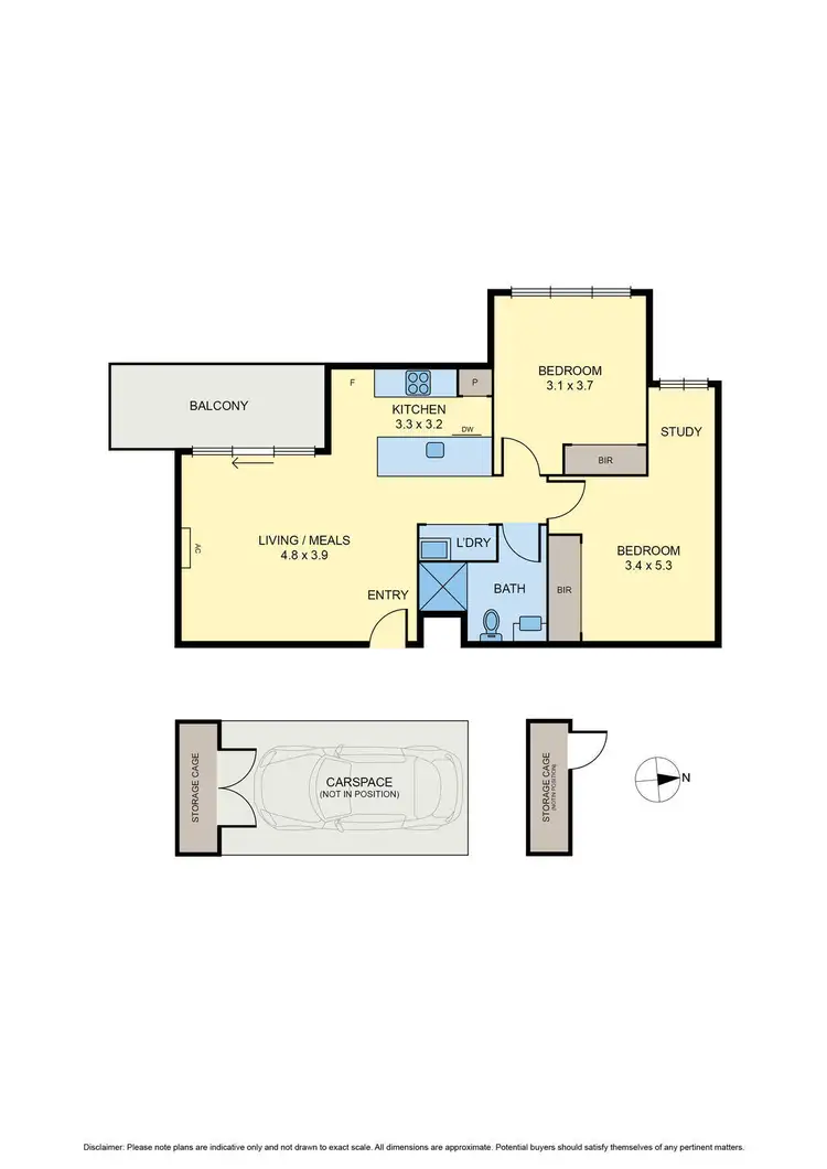 Floorplan of Homely apartment listing, 207c/23-25 Cumberland Road, Pascoe Vale South VIC 3044