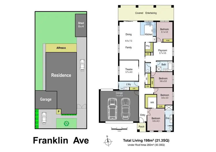Floorplan of Homely house listing, 16 Franklin Avenue, Warragul VIC 3820