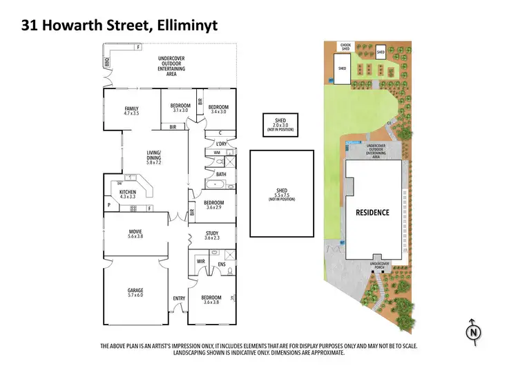 Floorplan of Homely house listing, 31 Howarth Street, Elliminyt VIC 3250