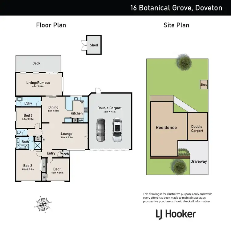 Floorplan of Homely house listing, 16 Botanical Grove, Doveton VIC 3177