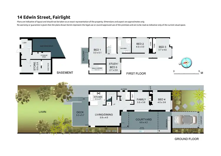 Floorplan of Homely house listing, 14 Edwin Street, Fairlight NSW 2094