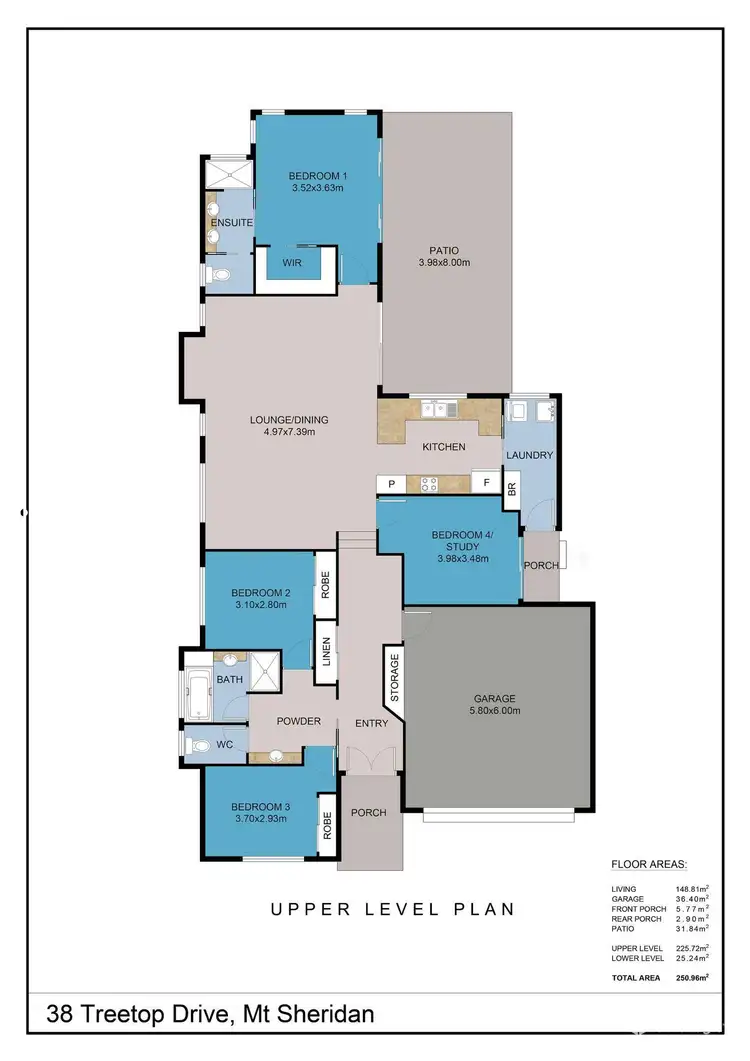 Floorplan of Homely house listing, 38 Treetop Drive, Mount Sheridan QLD 4868