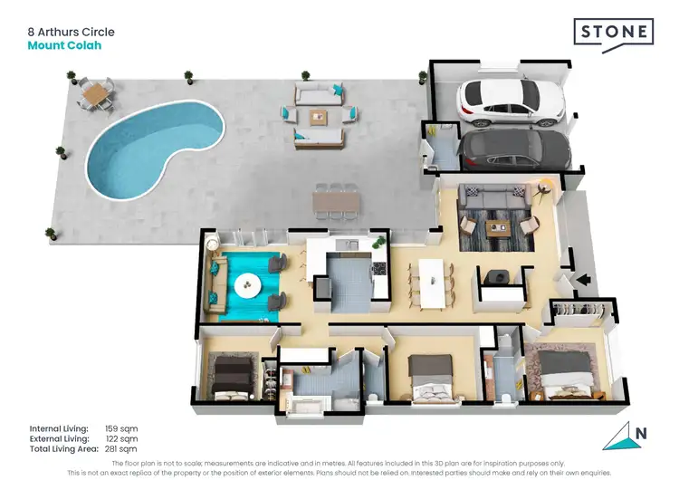 Floorplan of Homely house listing, 8 Arthurs Circle, Mount Colah NSW 2079