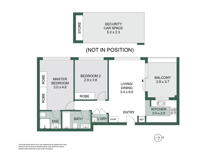 Floorplan of Homely apartment listing, 10/15-19 Shackel Avenue, Brookvale NSW 2100