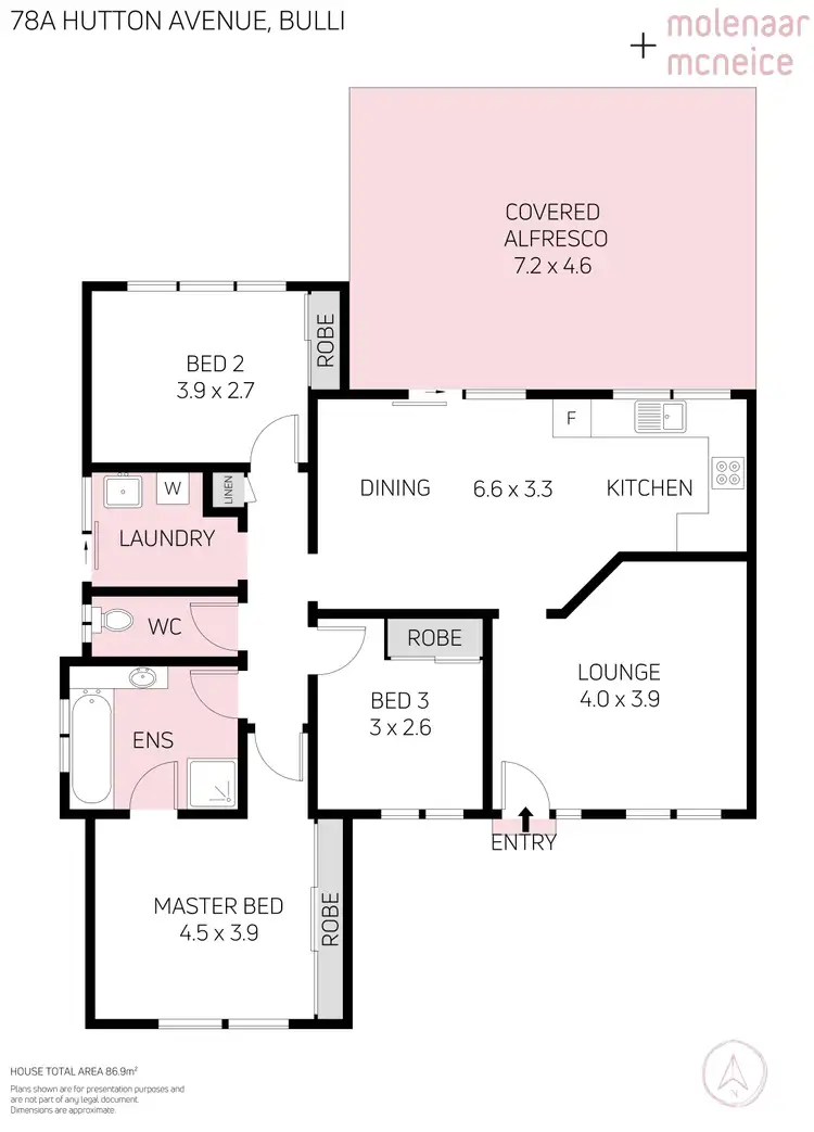 Floorplan of Homely house listing, 78a Hutton Avenue, Bulli NSW 2516