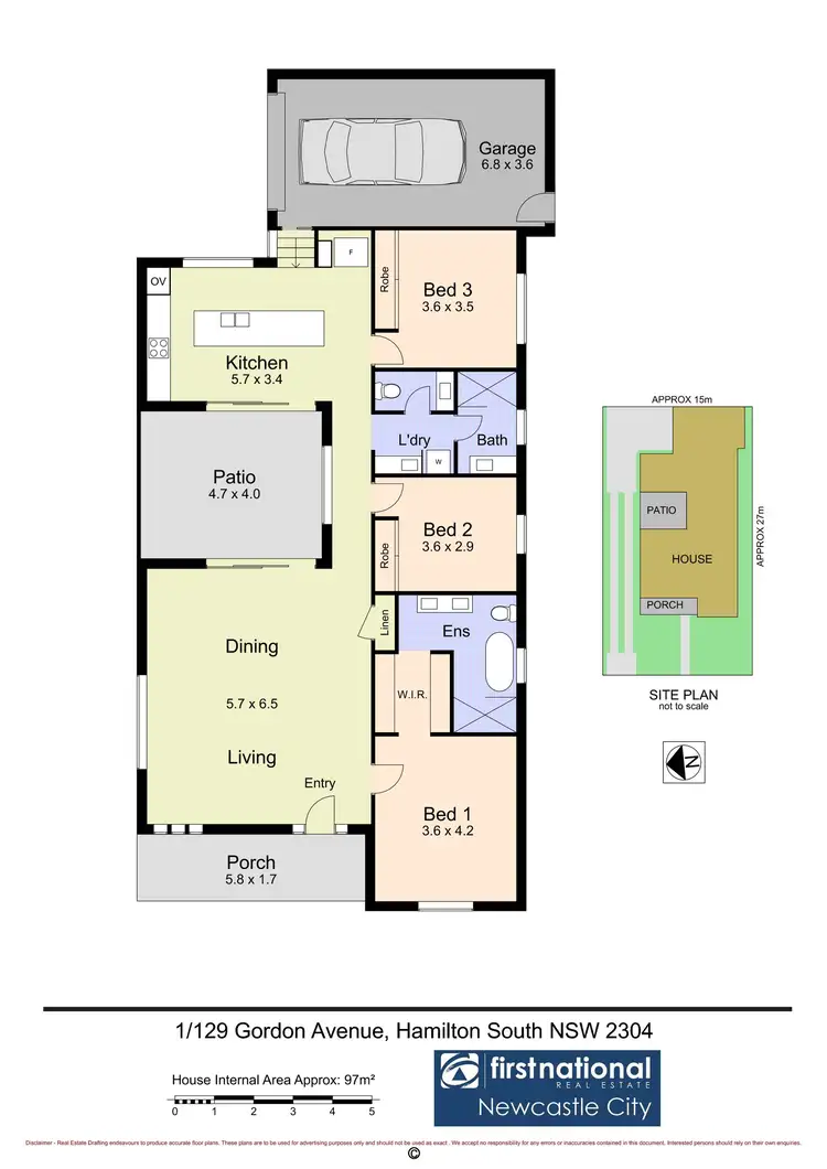 Floorplan of Homely house listing, 1/129 Gordon Avenue, Hamilton South NSW 2303