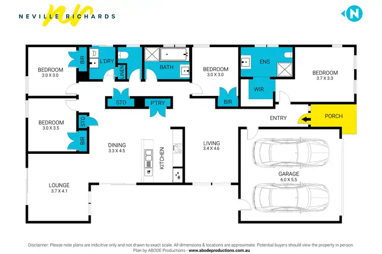 Floorplan of Homely house listing, 33 Newfields Drive, Drysdale VIC 3222