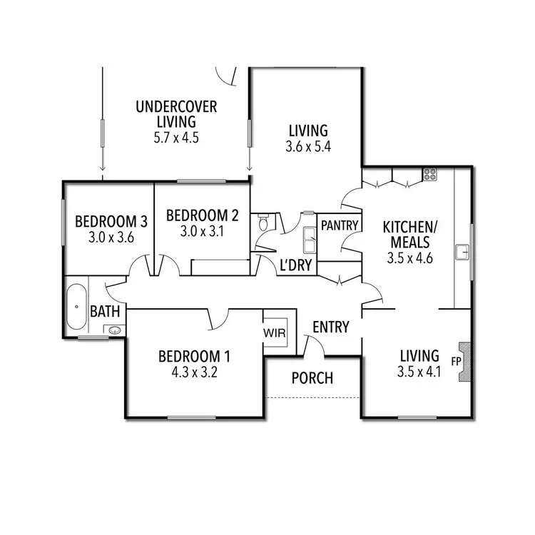 Floorplan of Homely rural property listing, 731 Melrose Road, Cooriemungle VIC 3268