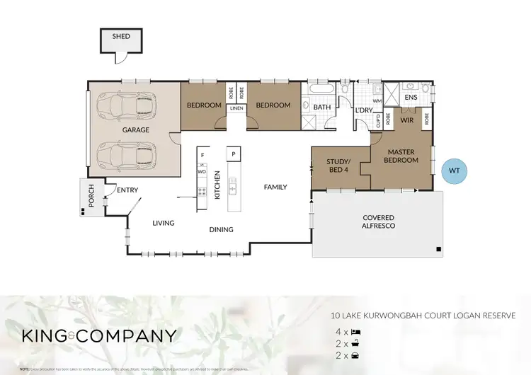 Floorplan of Homely house listing, 10 Lake Kurwongbah Court, Logan Reserve QLD 4133
