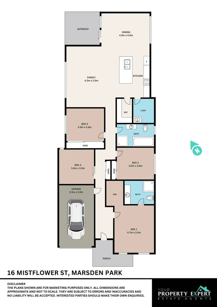 Floorplan of Homely house listing, 16 Mistflower Street, Marsden Park NSW 2765