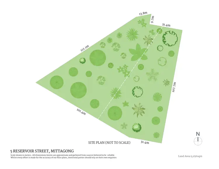 Floorplan of Homely land listing, 5 Reservoir Street, Mittagong NSW 2575