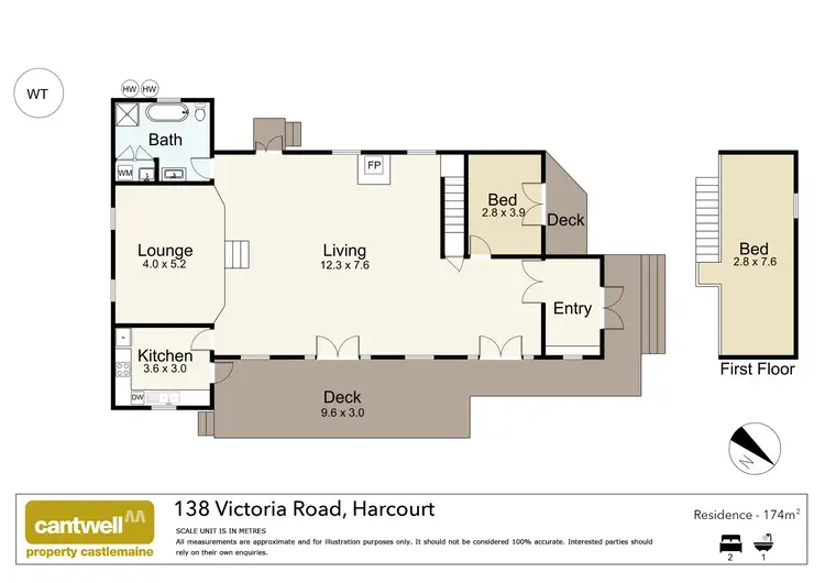 Floorplan of Homely house listing, 138 Victoria Road, Harcourt VIC 3453
