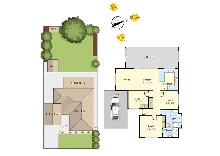 Floorplan of Homely house listing, 4 Cane Avenue, Seaford VIC 3198