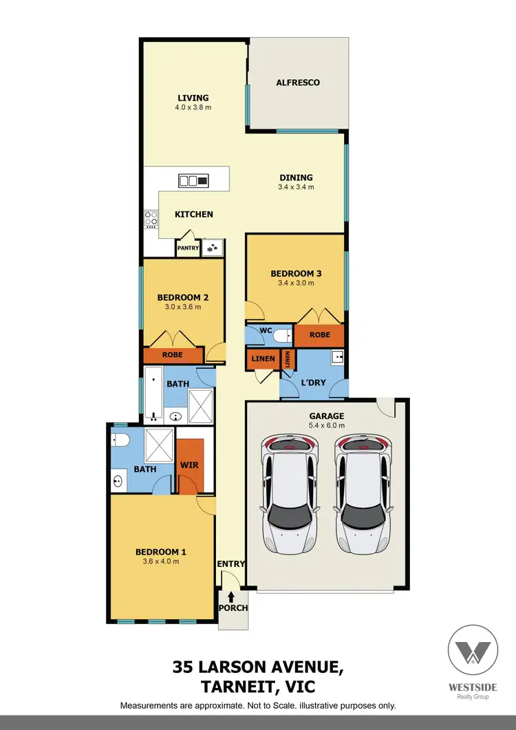 Floorplan of Homely house listing, 35 Larson Avenue, Tarneit VIC 3029