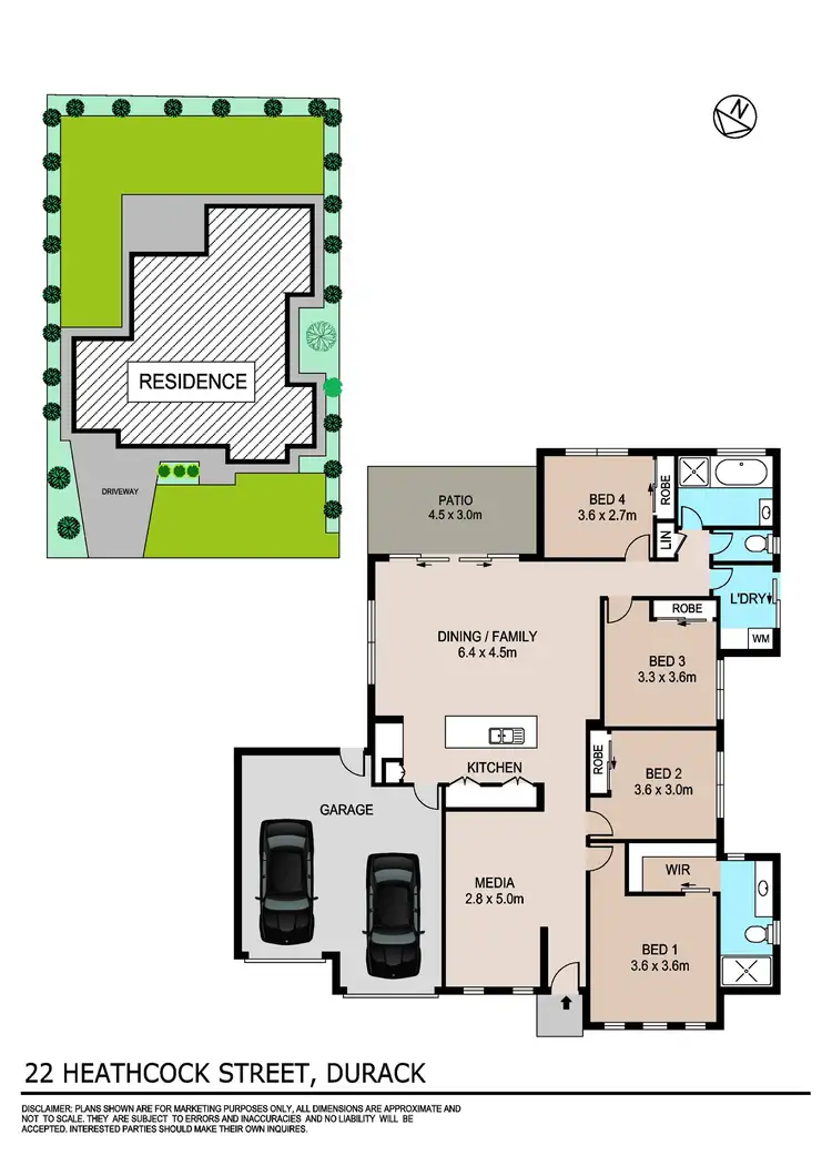 Floorplan of Homely house listing, 22 Heathcock Street, Durack NT 830