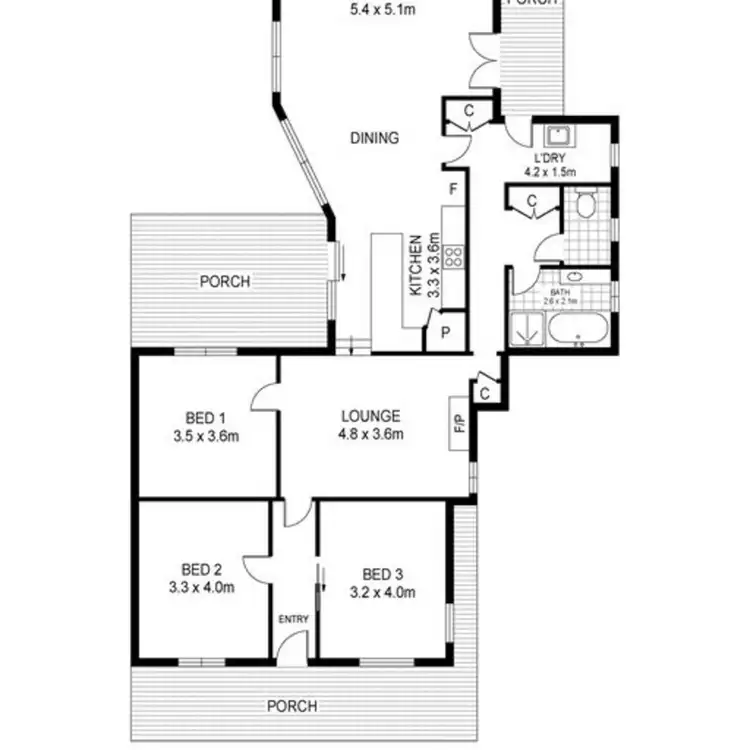 Floorplan of Homely house listing, Address available on request