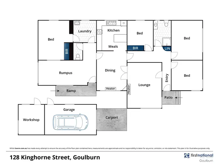 Floorplan of Homely house listing, 128 Kinghorne Street, Goulburn NSW 2580