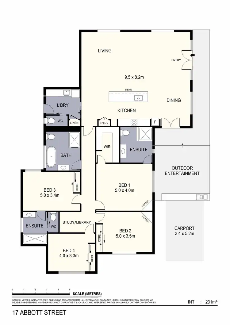 Floorplan of Homely house listing, 17 Abbott Street, Bendigo VIC 3550