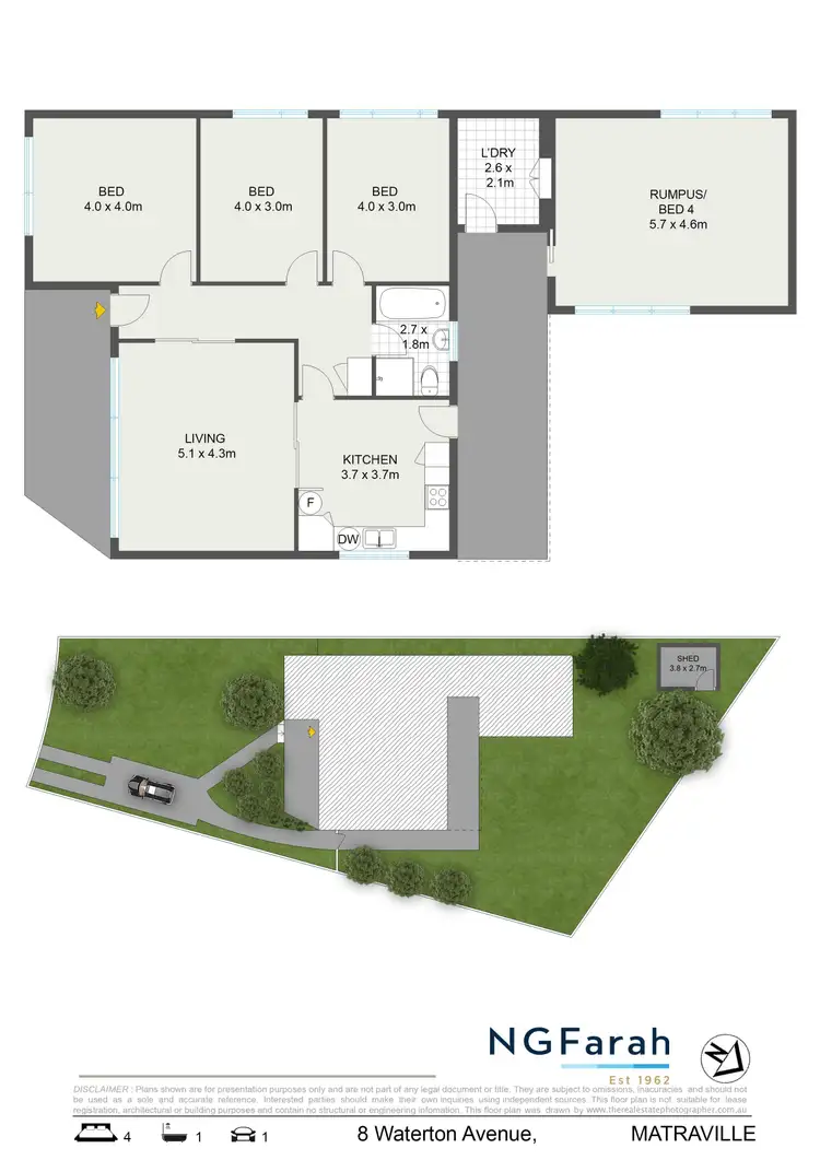 Floorplan of Homely house listing, 8 Waterton Avenue, Matraville NSW 2036