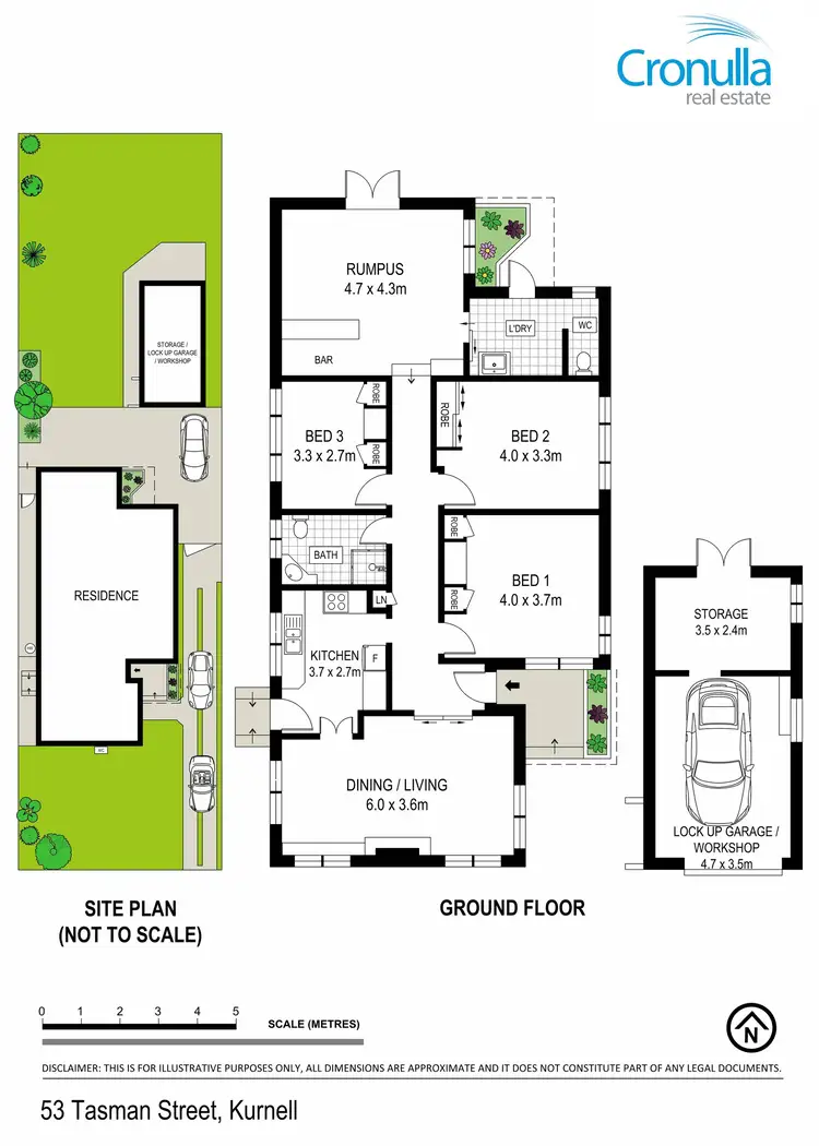 Floorplan of Homely house listing, 53 Tasman Street, Kurnell NSW 2231