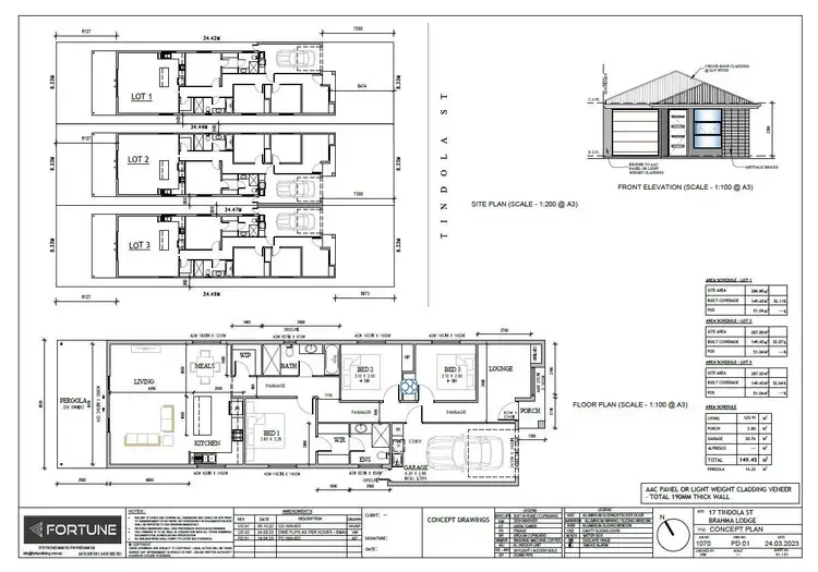 Floorplan of Homely house listing, Lot 1 - 3/17 Tindola Street, Brahma Lodge SA 5109