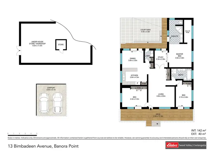 Floorplan of Homely house listing, 13 Bimbadeen Avenue, Banora Point NSW 2486
