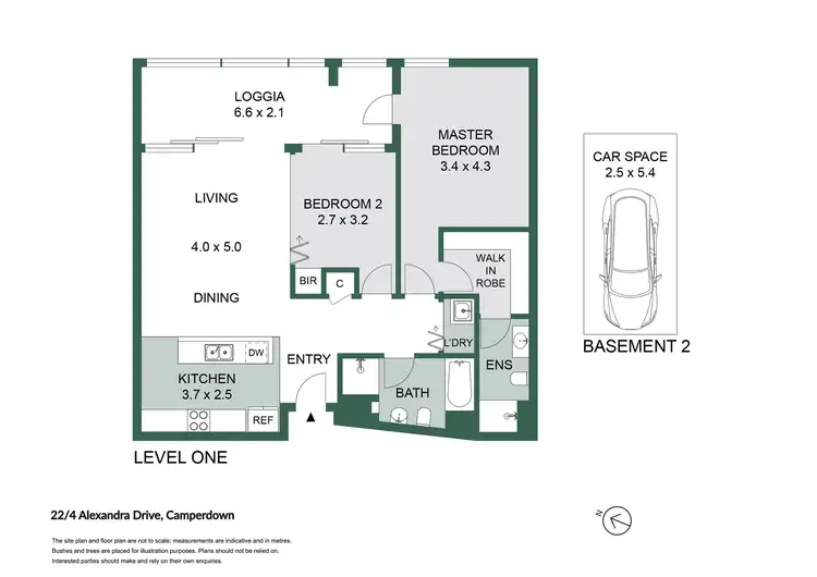 Floorplan of Homely unit listing, 22/4 Alexandra Drive, Camperdown NSW 2050