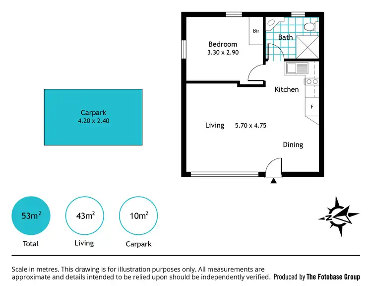 Floorplan of Homely unit listing, 5/18 Raymond Grove, Glenelg SA 5045