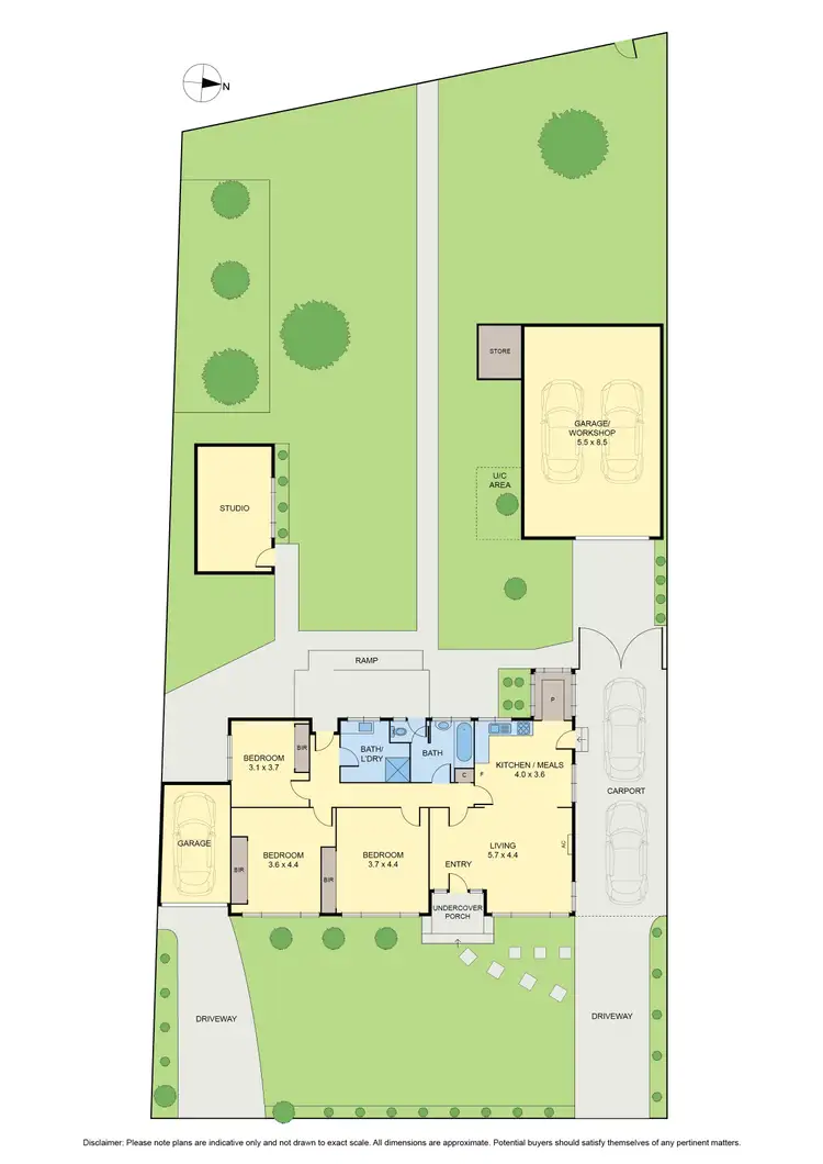 Floorplan of Homely house listing, 1 Balmanno Crescent, Strathmore VIC 3041