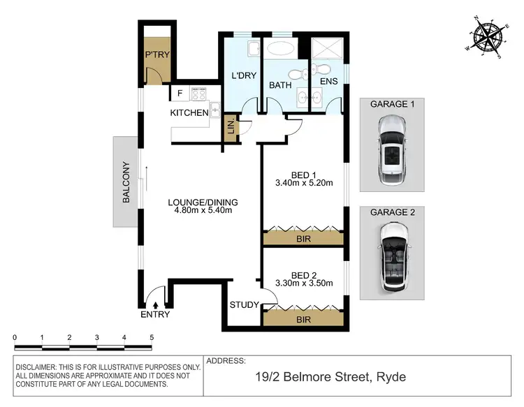 Floorplan of Homely apartment listing, 19/2-8 Belmore Street, Ryde NSW 2112