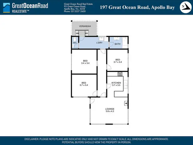 Floorplan of Homely house listing, 197 Great Ocean Road, Apollo Bay VIC 3233