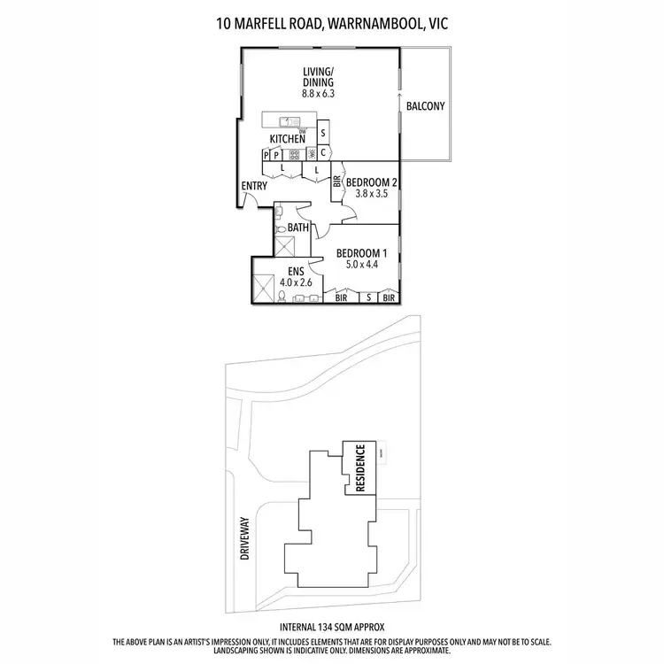 Floorplan of Homely apartment listing, 10/2 Marfell Road, Warrnambool VIC 3280