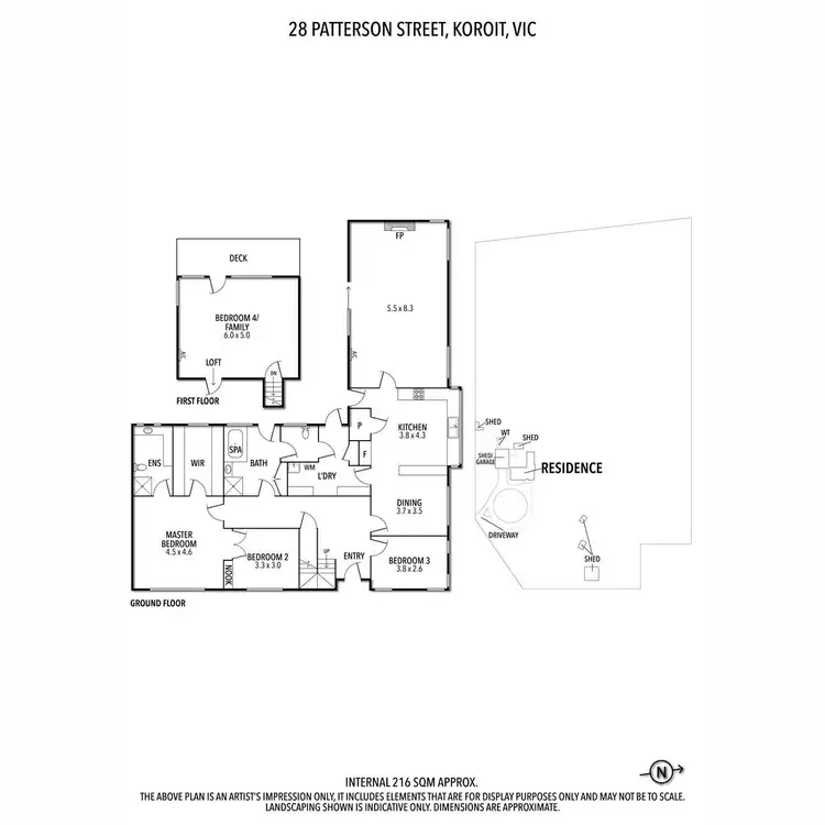 Floorplan of Homely house listing, 28 Patterson Street, Koroit VIC 3282