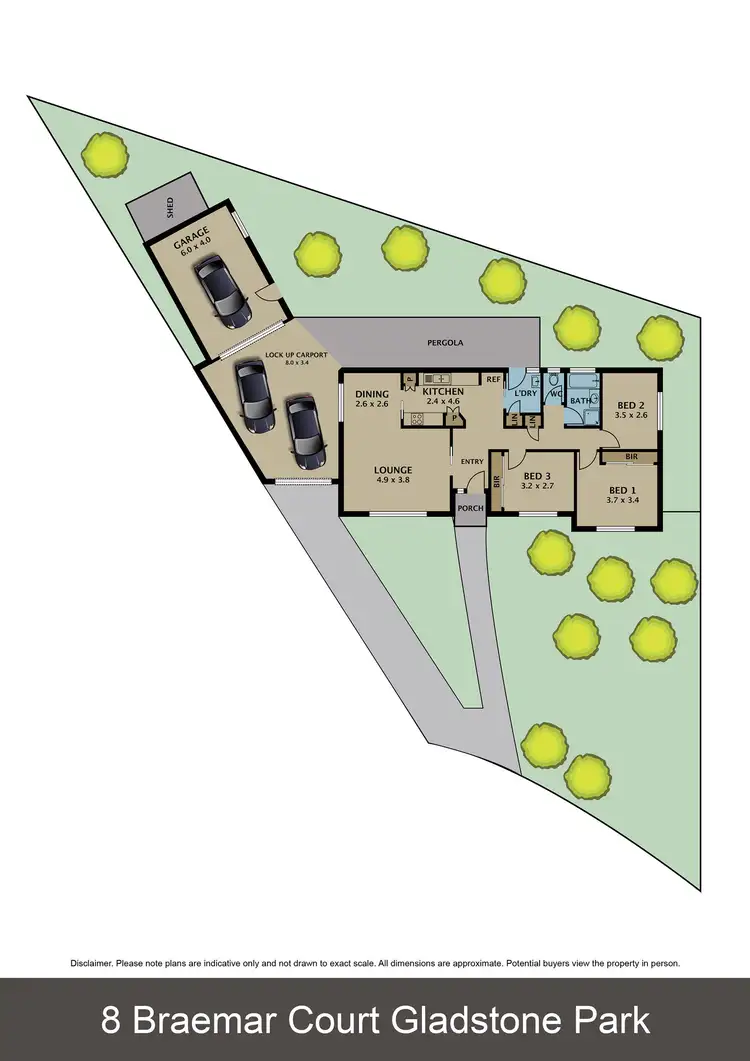 Floorplan of Homely house listing, 8 Braemer Close, Gladstone Park VIC 3043