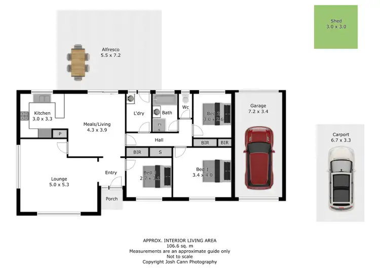 Floorplan of Homely house listing, 14 Primrose Way, Wodonga VIC 3690