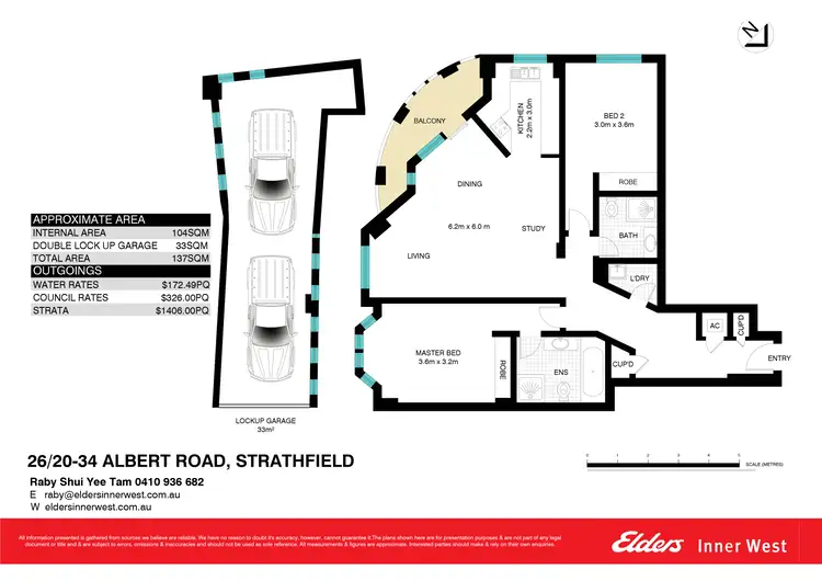 Floorplan of Homely apartment listing, 26/20-34 Albert Road, Strathfield NSW 2135