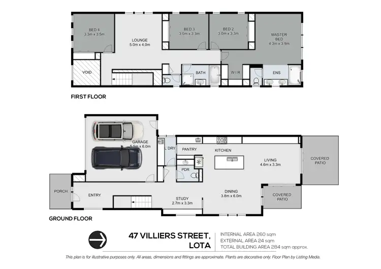 Floorplan of Homely house listing, 47 Villiers Street, Lota QLD 4179
