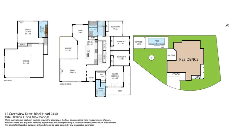 Floorplan of Homely house listing, 12 Greenview Drive, Black Head NSW 2430