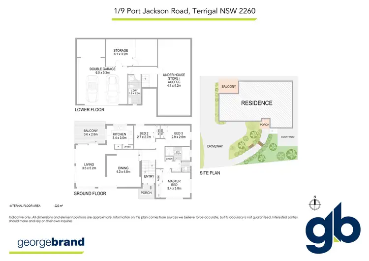 Floorplan of Homely townhouse listing, 1/9 Port Jackson Road, Terrigal NSW 2260