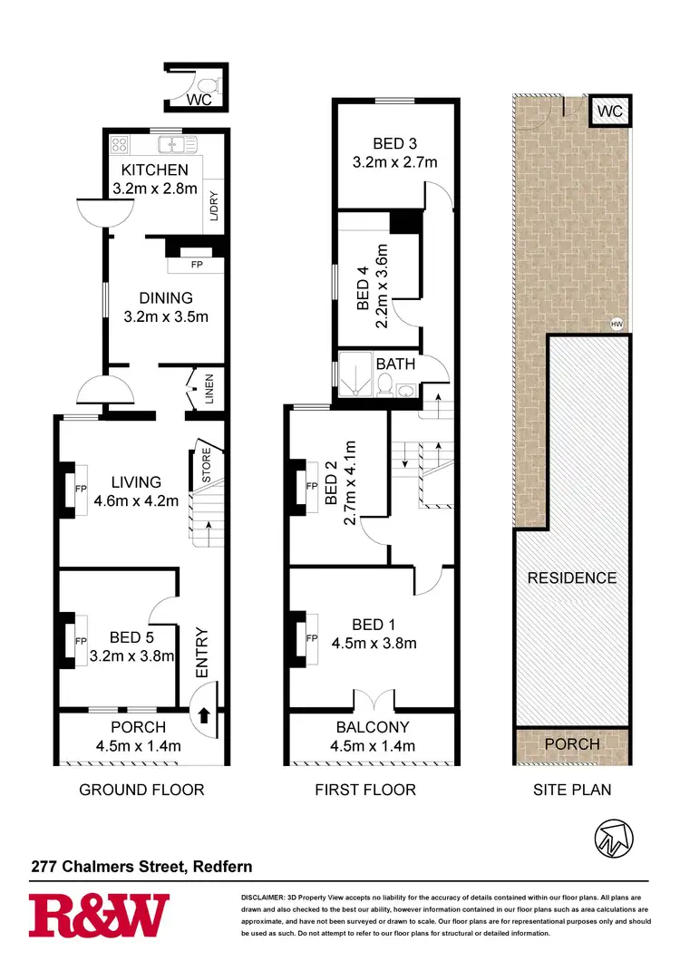 Floorplan of Homely house listing, 277 Chalmers Street, Redfern NSW 2016