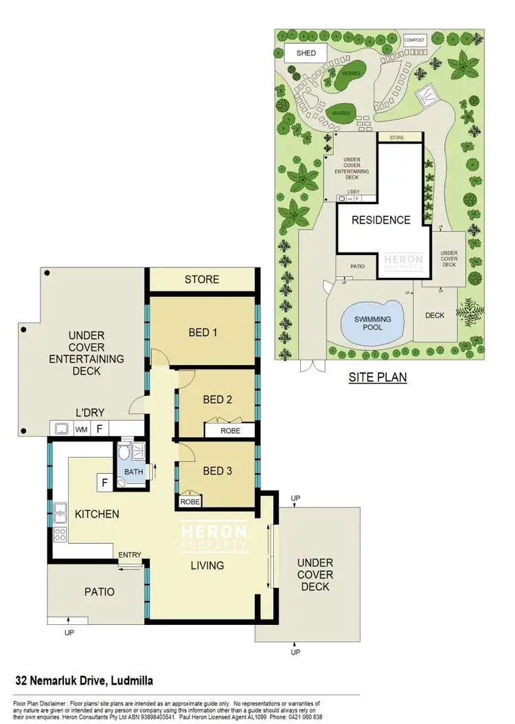 Floorplan of Homely house listing, 32 Nemarluk Drive, Ludmilla NT 820