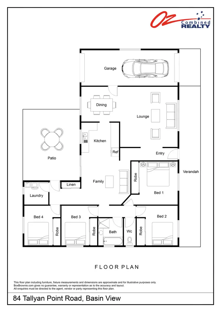 Floorplan of Homely house listing, 84 Tallyan Point Road, Basin View NSW 2540