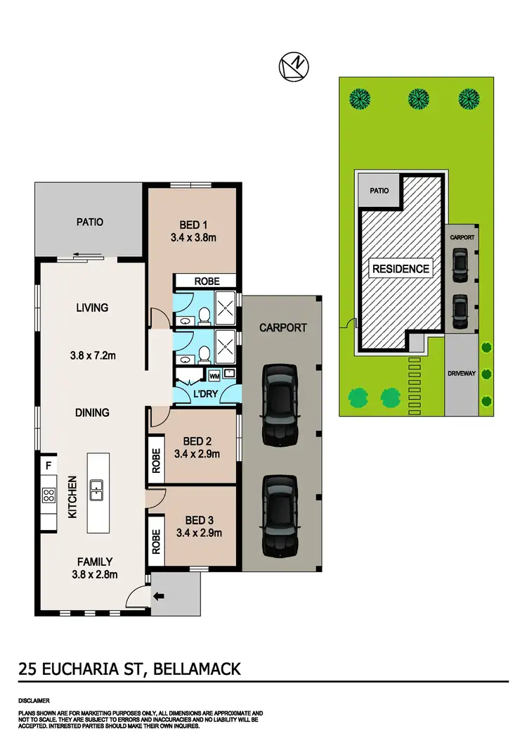 Floorplan of Homely house listing, 25 Eucharia Street, Bellamack NT 832