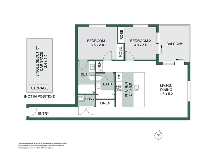 Floorplan of Homely apartment listing, 18/23-25 Westminster Avenue, Dee Why NSW 2099