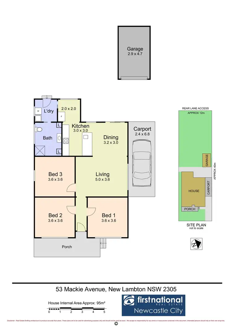 Floorplan of Homely house listing, 53 Mackie Avenue, New Lambton NSW 2305
