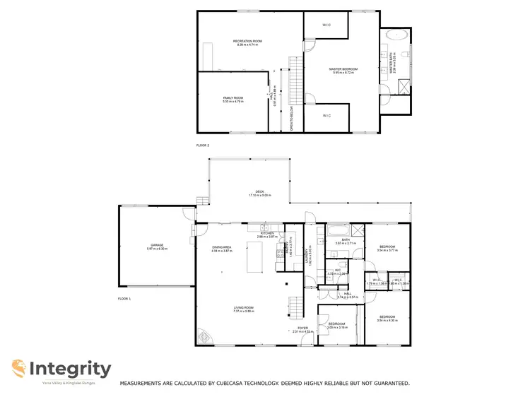 Floorplan of Homely house listing, 13 Monarch Close, Kinglake West VIC 3757