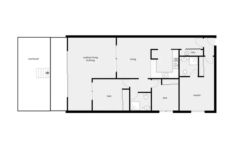 Floorplan of Homely apartment listing, 14/92-98 Digger Street, Cairns North QLD 4870
