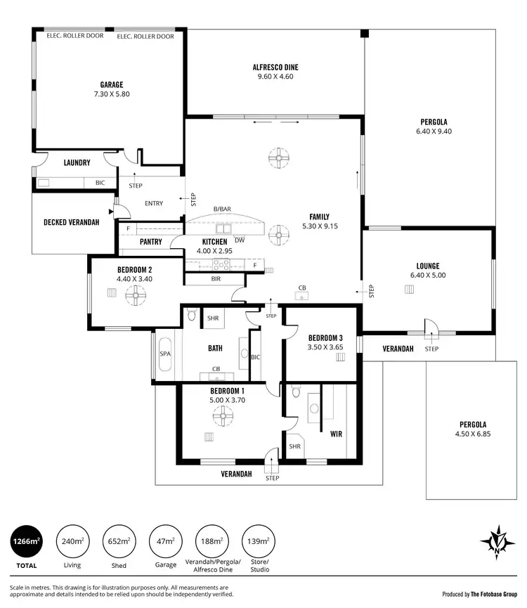 Floorplan of Homely rural property listing, 230 Hollands Creek Road, Cudlee Creek SA 5232