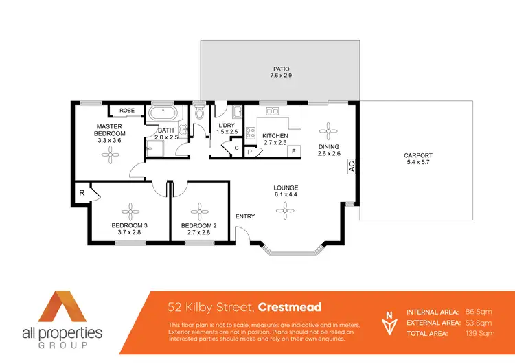 Floorplan of Homely house listing, 52 Kilby Street, Crestmead QLD 4132