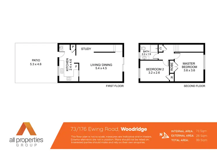 Floorplan of Homely unit listing, 73/176-184 Ewing Road, Woodridge QLD 4114